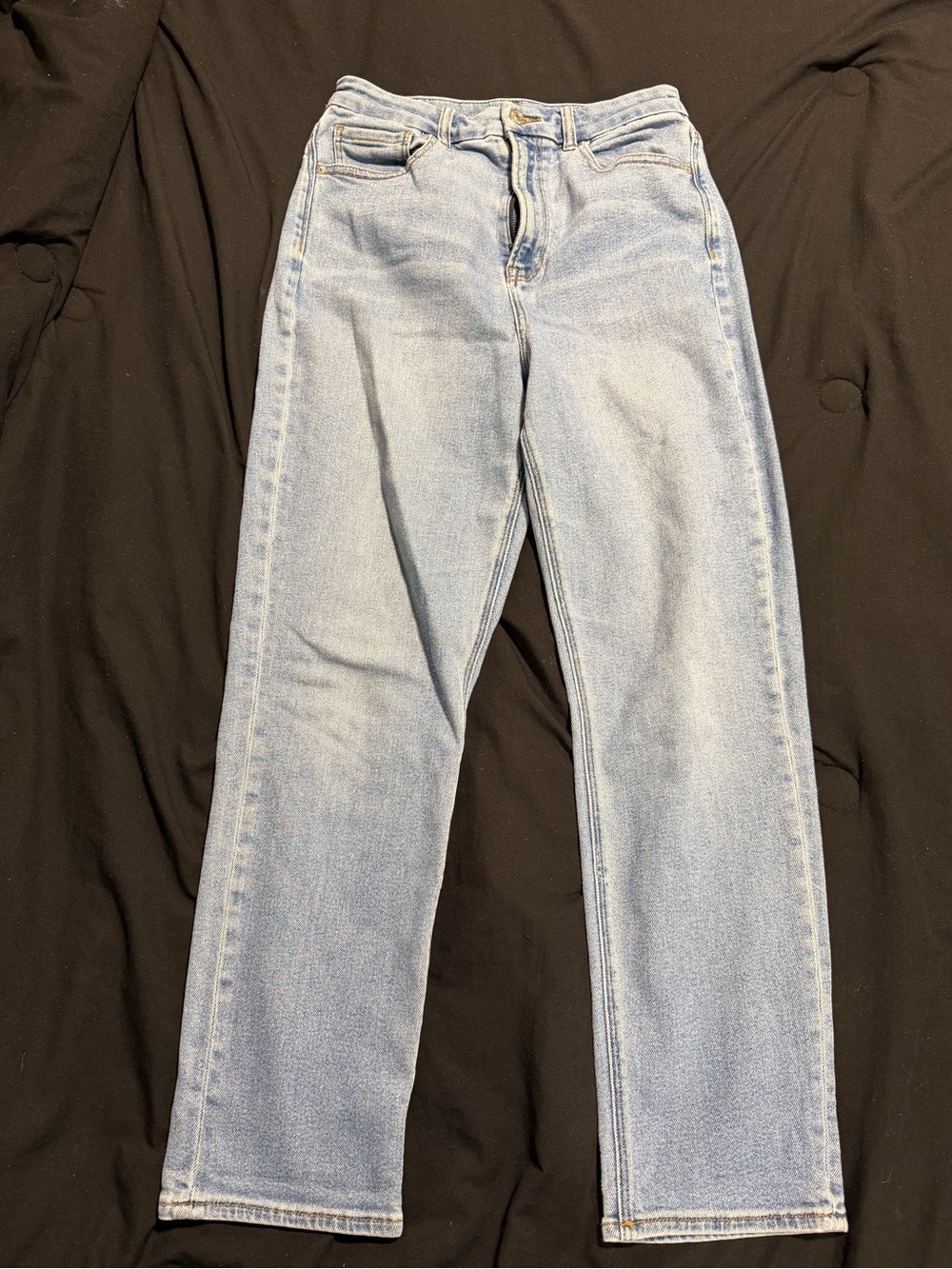 American Eagle Curvy Mom Jeans (Light Wash, Non-Distressed) size 8R
